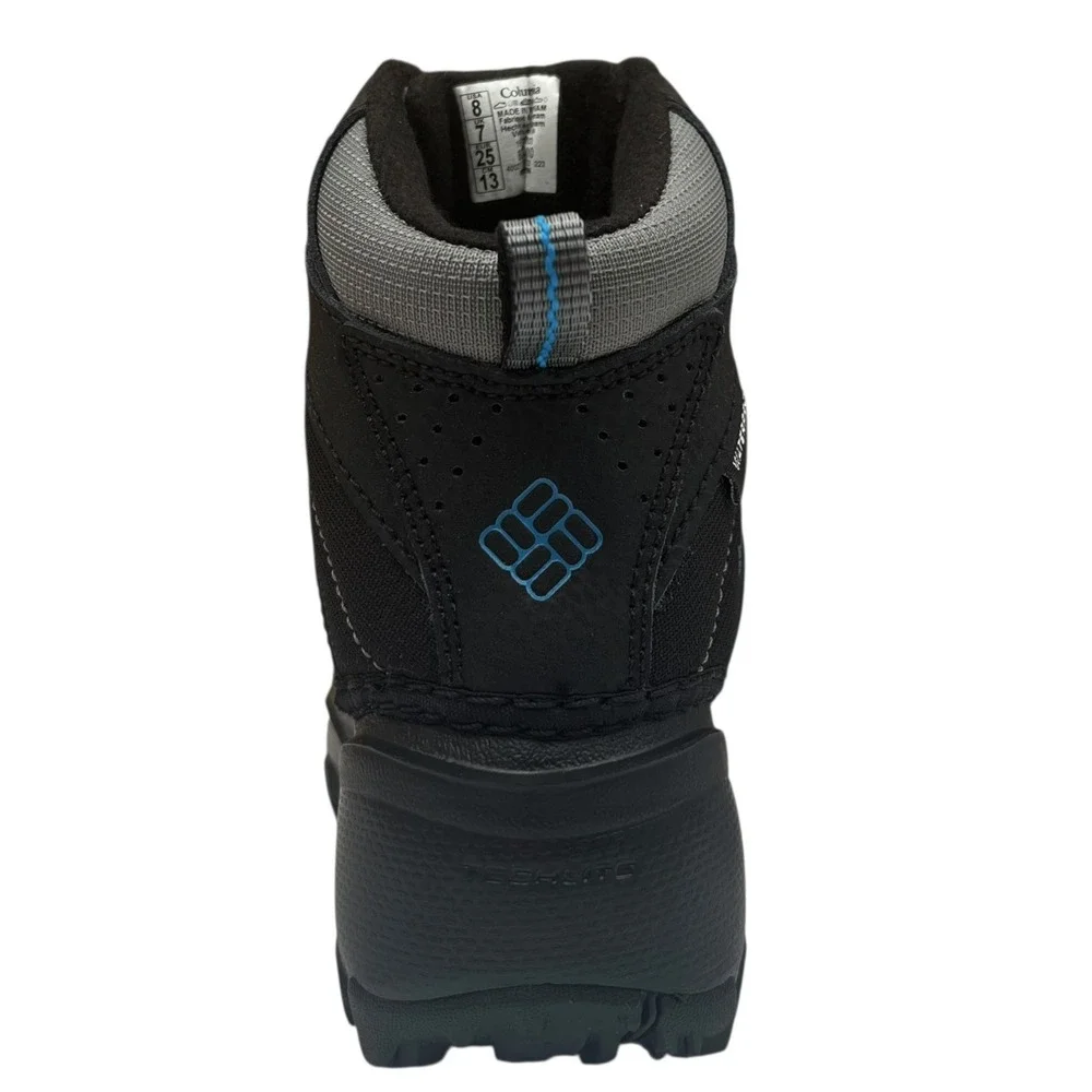 Columbia Rope Tow III Toddler Boys Girls Waterproof Snow Boots Size10 Black Blue